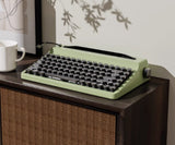 YUNZII QL75 Vintage Retro Typewriter QMK/VIA Mechanical Keyboard mechkeysshop Green Onyx Tactile Switch 