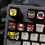 YUNZII TAC SUPER MARIO Aluminum Artisan Keycaps mechkeysshop 