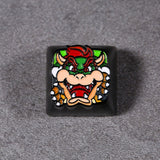 YUNZII TAC SUPER MARIO Aluminum Artisan Keycaps mechkeysshop Bowser(1u) 