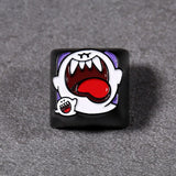 YUNZII TAC SUPER MARIO Aluminum Artisan Keycaps mechkeysshop Ghost(1u) 