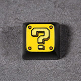 YUNZII TAC SUPER MARIO Aluminum Artisan Keycaps mechkeysshop Question Mark(1u) 