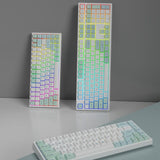 YUNZII YZ108 Mint RGB Hot Swappable Mechanical Keyboard mechkeysshop 