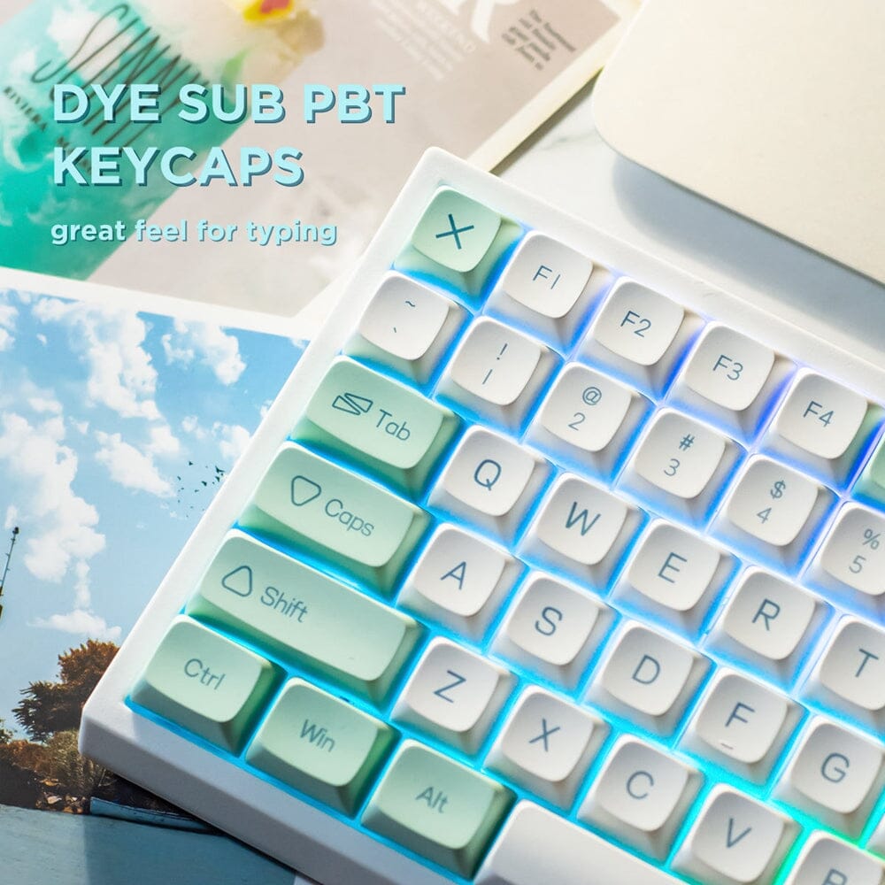 YUNZII YZ84 Mint Wireless Hot-swappable Mechanical Keyboard – mechkeysshop