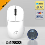 Zaopin Z2 MAX Swappable Switch 8K Wireless PAW3950 Mouse mechkeysshop Z2 MAX White(Black Bottom) 