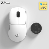 Zaopin Z2 Mini Swappable Switch PAW3950 Wireless Mouse mechkeysshop Z2 Mini 4K White(Black Bottom) 