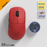 Zaopin Z2 Mini Swappable Switch PAW3950 Wireless Mouse mechkeysshop Z2 Mini Max 8K Red 