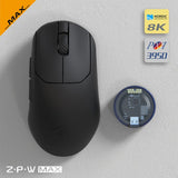 Zaopin ZPW PAW3950 8K Wireless 47g Gaming Mouse mechkeysshop ZPW MAX Black 