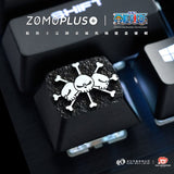 ZOMO PLUS X ONE PIECE Four Emperors Black Beard Marshall D. TEACH Aluminum Keycap mechkeysshop 