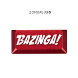 ZOMOPLUS BAZINGA TBBT Theme Aluminum Artisan Keycap mechkeysshop 