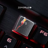 Zomoplus Cracked F5 Aluminum Artisan Keycap mechkeysshop 