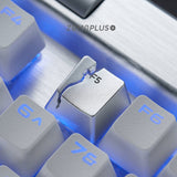 Zomoplus Cracked F5 Aluminum Artisan Keycap mechkeysshop 