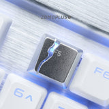 Zomoplus Cracked F5 Aluminum Artisan Keycap mechkeysshop 