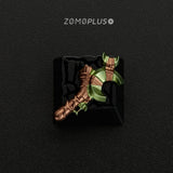 Zomoplus DOTA2 FORCE STAFF Magnetic Aluminum Artisan Keycap mechkeysshop 