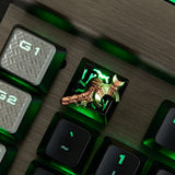 Zomoplus DOTA2 FORCE STAFF Magnetic Aluminum Artisan Keycap mechkeysshop 