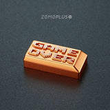 ZOMOPLUS Game Over Aluminum Artisan Keycap mechkeysshop 