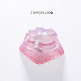 ZOMOPLUS Kawaii Leuke 3D Artisan Kat Poot Keycap mechkeysshop Sakura 