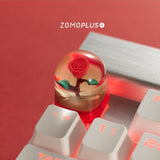 ZOMOPLUS LA Rose 3D Printed Artisan Keycap mechkeysshop 