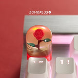 ZOMOPLUS LA Rose 3D Printed Artisan Keycap