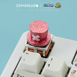 ZOMOPLUS One Piece Aluminum Luffys Hat Artisan Keycap mechkeysshop 