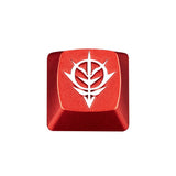 ZOMOPLUS X iKBC X MOBILE SUIT Gundam Series Aluminum Keycap mechkeysshop China ZEON 