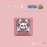 ZOMOPLUS X ONE PIECE Friends of Straw Hat Pirates Series Aluminum Artisan Keycap mechkeysshop China Ivankov 