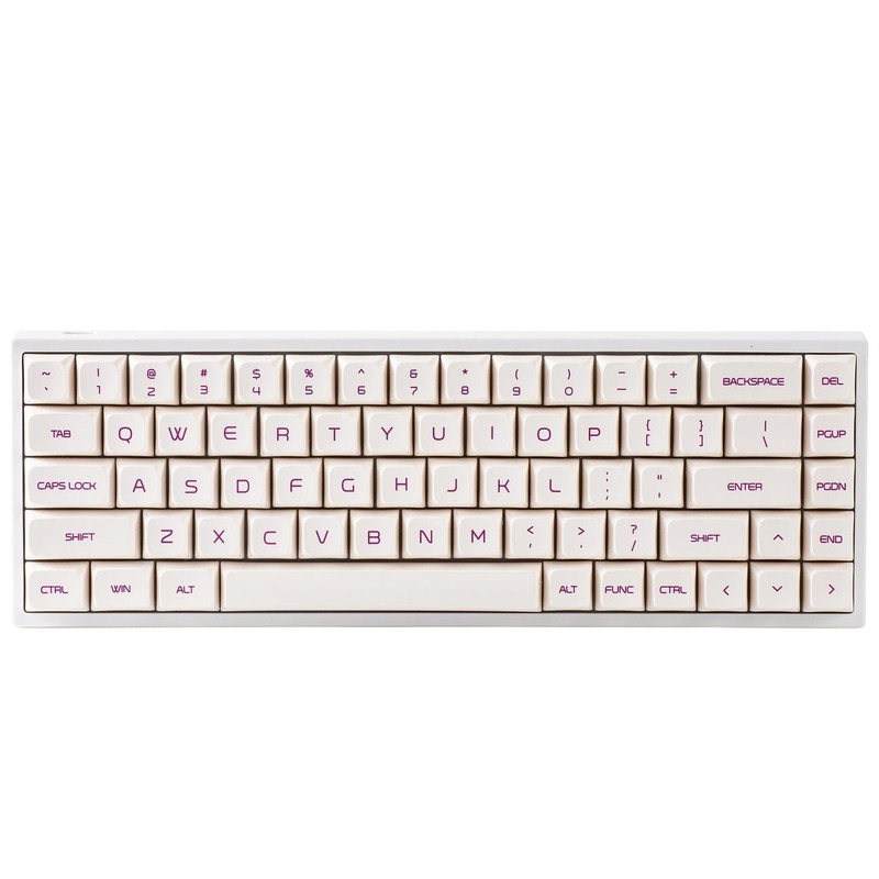 YUNZII KC68 Lavender Hot Swappable RGB Mechanical 68-Keys Keyboard –  mechkeysshop