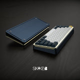 SIKAKEYB SK1 Mountain City Aluminum/Transparent 61keys Keyboard Kit