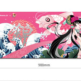 VARMILO Koi Series Camellia Desk Mat / Mouse Pad