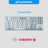 DURGOD K320/K310 White Light Mechanical Keyboard