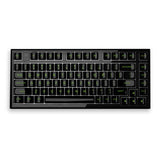 FL·ESPORTS Q75 Black Transparent Hot-Swappable Mechanical Keyboard
