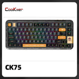 CoolKiller CK75 Transparent Three Mode Mechanical Keyboard