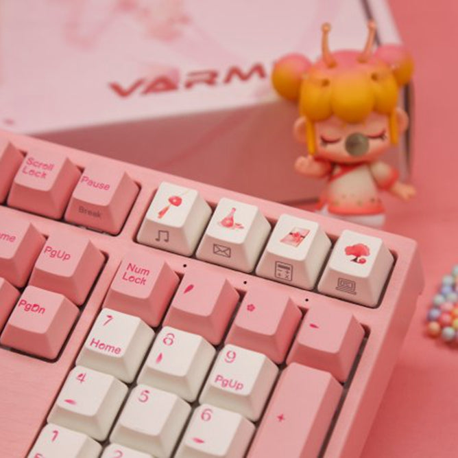 VARMILO VD Series Sakura R2 108keys Dual Mode Mechanical Keyboard