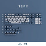 Soulcat Indigo Blue Dunhuang Cherry Profile Keycap Set