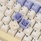 EnjoyPBT 157 Keys Simple Purple Dye-Subbed Cherry Profile Keycap Set