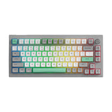 JAMESDONKEY A3 Grey Cyan Mechanical Keyboard