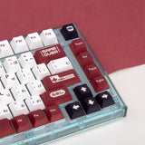YUNZII Vintage Grey/Red Cherry Profile Keycap Set