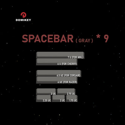 DOMIKEY Astronaut Cherry Profile Keycaps Set