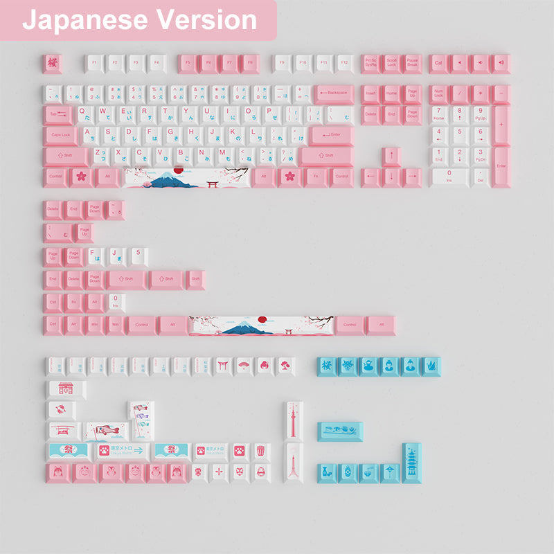 Akko World Tour Tokyo R2 Multi-Language Cherry Profile Keycaps