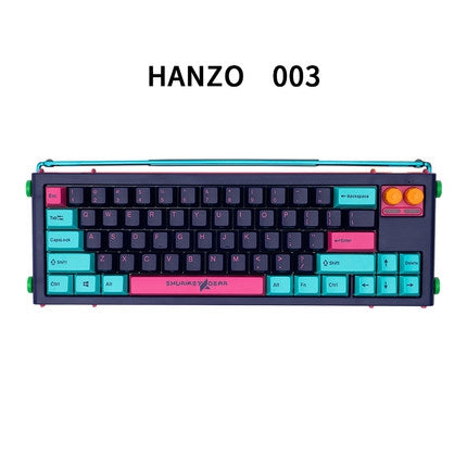 Shurikey Hanzo 65% ABS White LED Mechanical Keyboard