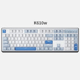 DURGOD K610W/K620W White Backlight Mechanical Keyboard