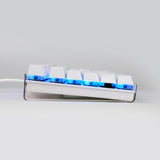 Magicforce Crystal White Backlight 108Keys Mechanical Keyboard