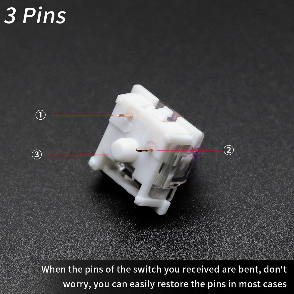 Outemu Transparent MX Silent Switches
