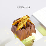 ZOMOPLUS Fantastic Beasts Series - Golden Cicada Translucent Aluminum Artisan Keycap