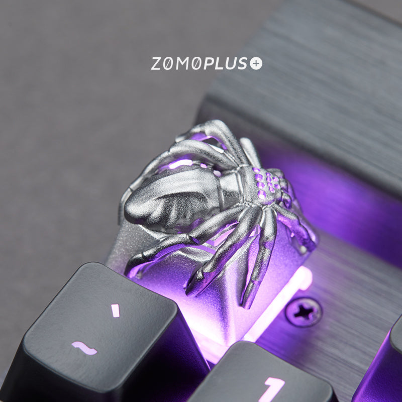 ZOMOPLUS Fantastic Beasts Series - Spider Translucent Aluminum Artisan Keycap