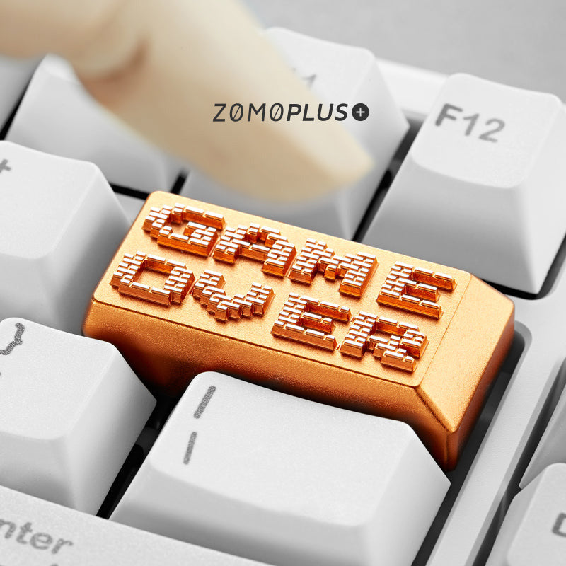 ZOMOPLUS Game Over Aluminum Artisan Keycap