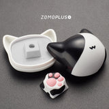 ZOMOPLUS Paw Multi-Color ABS Silicon Artisan Keycap