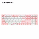 VARMILO MA108/VA108 Sakura R1 (V2 Series Sakura R1)108keys Wired Mechanical Keyboard