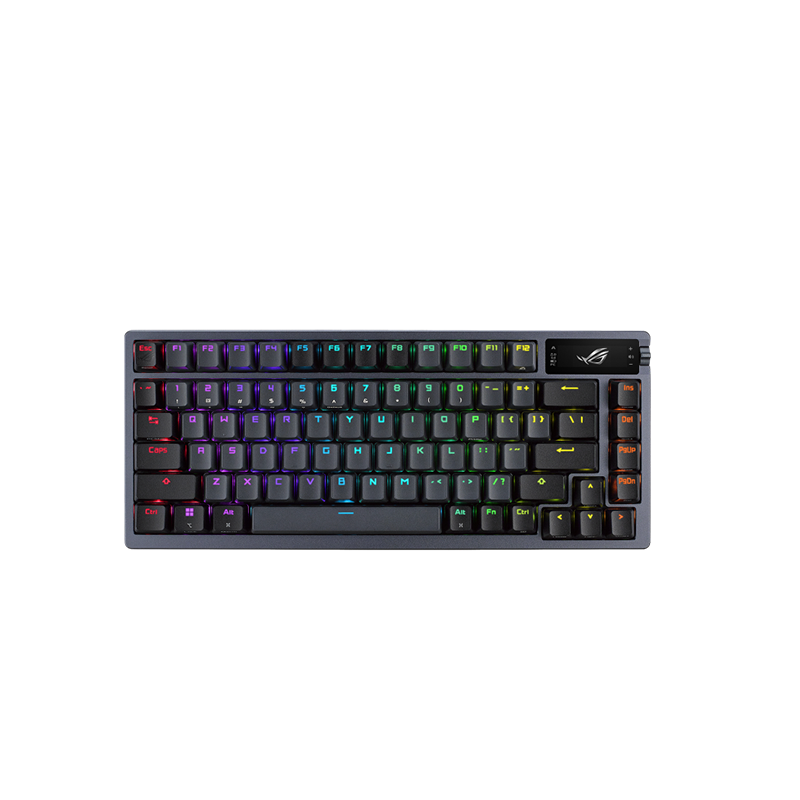 ASUS ROG Azoth 75% Wireless DIY Custom Gaming Keyboard, OLED Display,  Three-Layer Dampening, Hot-Swappable ROG NX Red Switches & Keyboard  Stabilizers