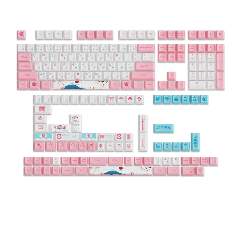 Akko World Tour Tokyo R2 Multi-Language Cherry Profile Keycaps