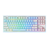AJAZZ AK873 Mechanical Keyboard mechkeysshop Sky Blue AS Green(45g) 